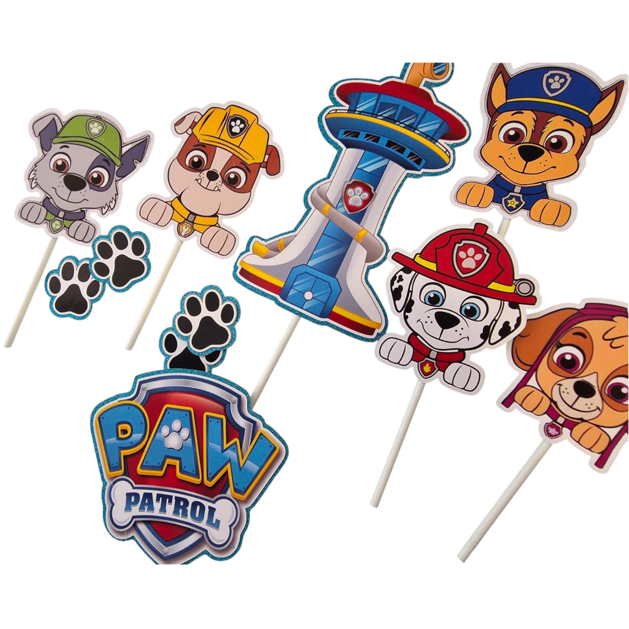 Paw Patrol Taarttopper – Met of Zonder Naam en Leeftijd – afbeelding 4