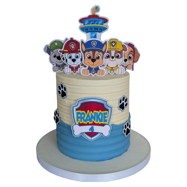 Paw Patrol Taarttopper – Met of Zonder Naam en Leeftijd