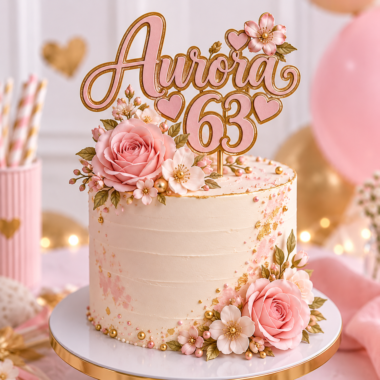 Décoration de gâteau personnalisée