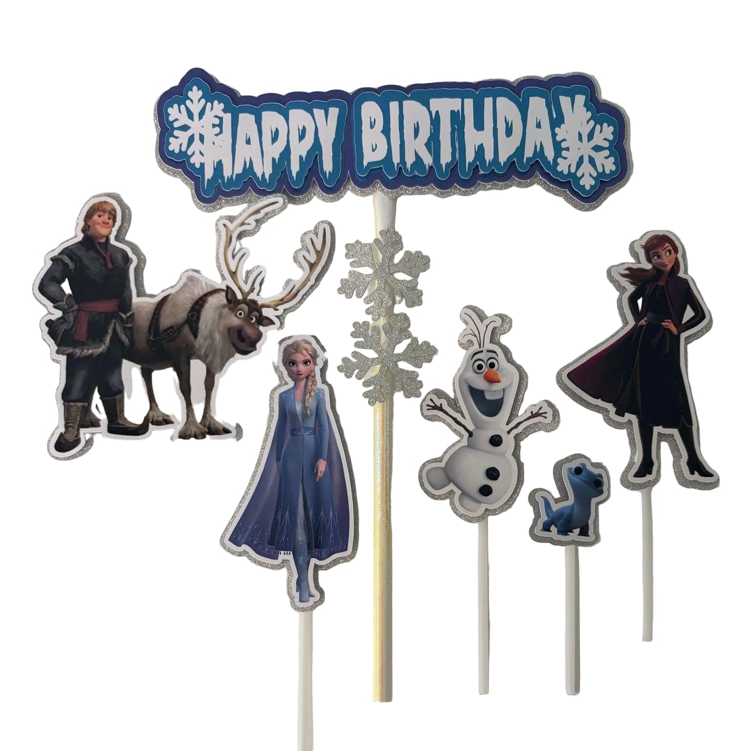 Frozen Taartdecoratie in Lagen