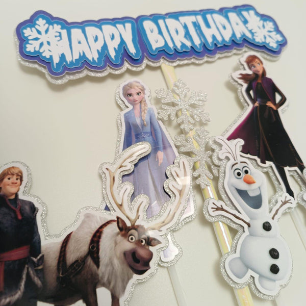 Frozen Taartdecoratie in Lagen – afbeelding 5