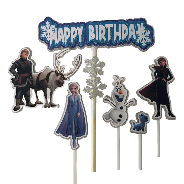 Frozen Taartdecoratie in Lagen