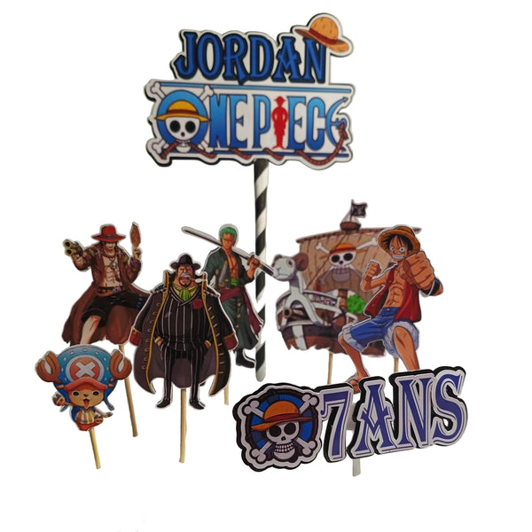 One Piece Taartdecoratie – Piratenthema