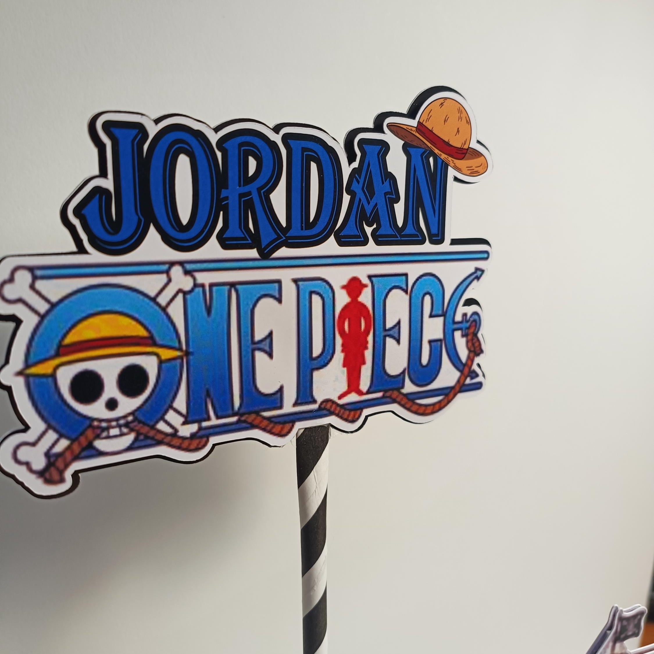 One Piece Taartdecoratie – Piratenthema – afbeelding 2