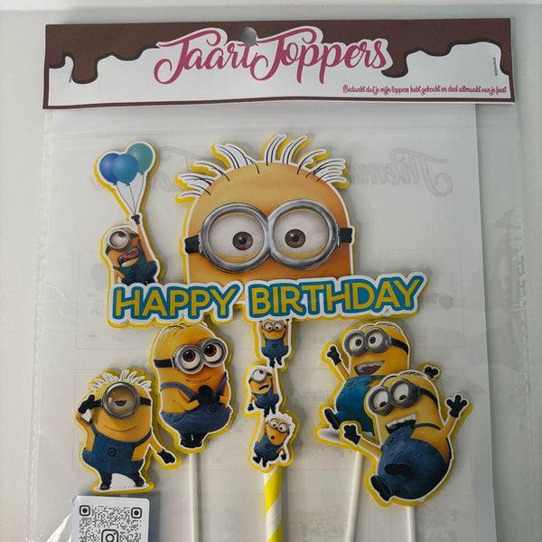 Minions Taartdecoratie in Lagen – afbeelding 3