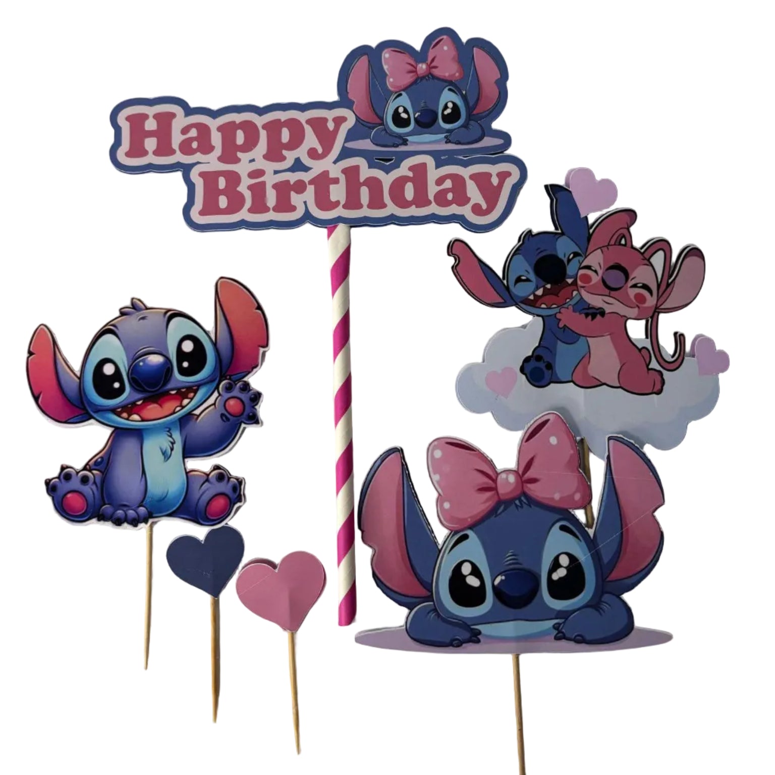 Stitch Taartdecoratie in Lagen