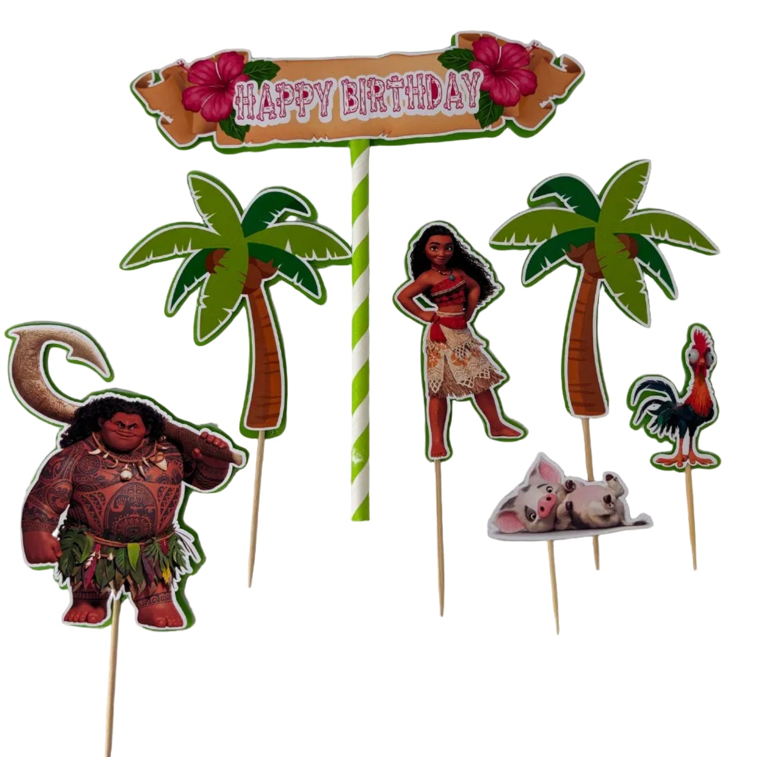 Vaiana / Moana Taartdecoratie in Lagen – afbeelding 3