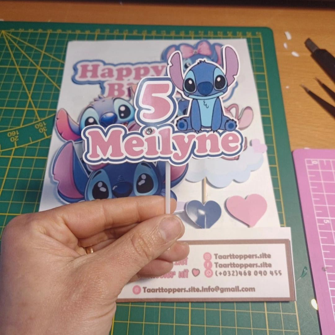 Stitch Taartdecoratie in Lagen – afbeelding 3
