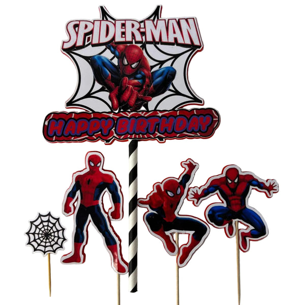 Spider-Man Taartdecoratie in Lagen – Model 2
