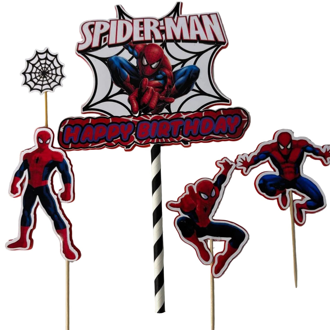 Spider-Man Taartdecoratie in Lagen – Model 2 – afbeelding 2