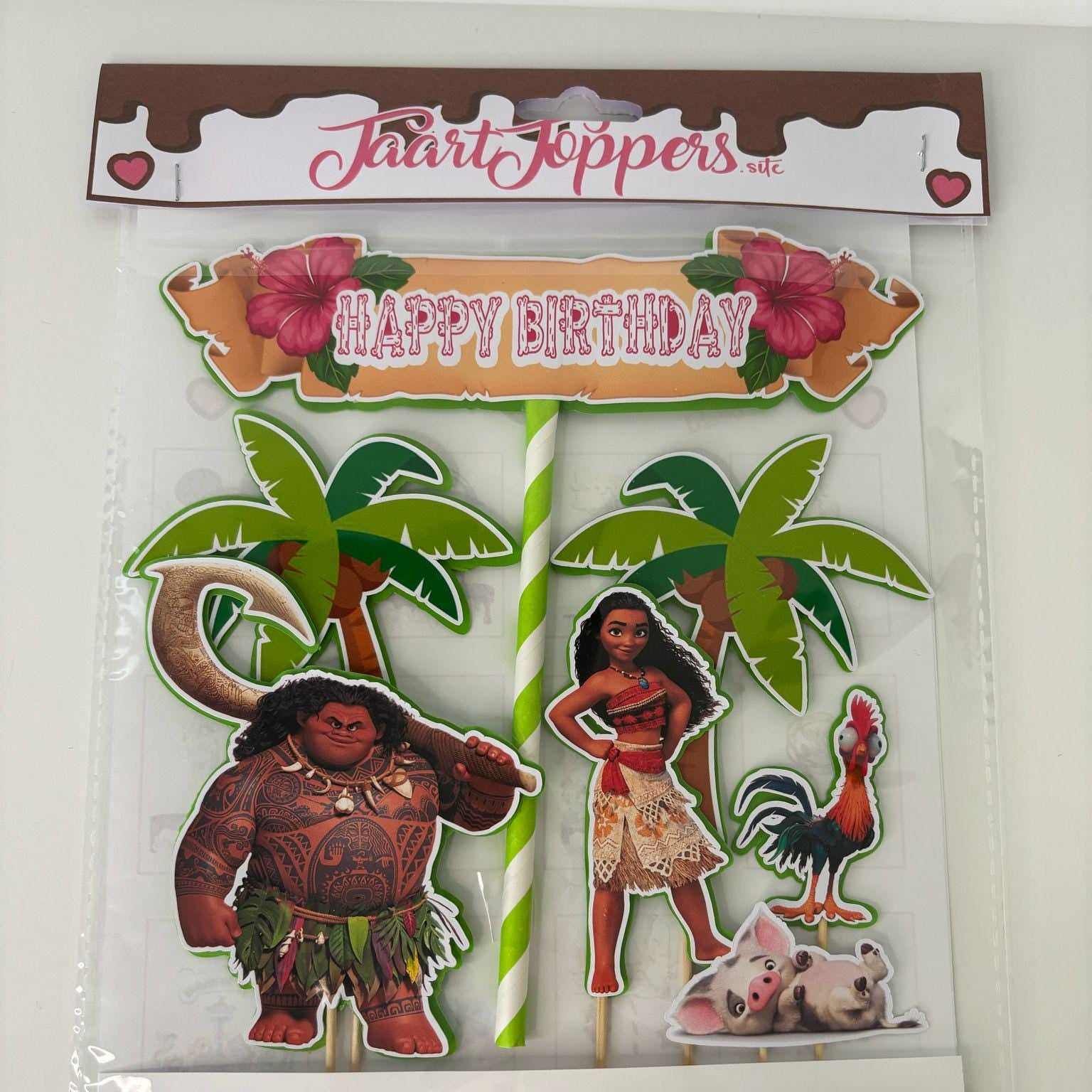 Vaiana / Moana Taartdecoratie in Lagen – afbeelding 2
