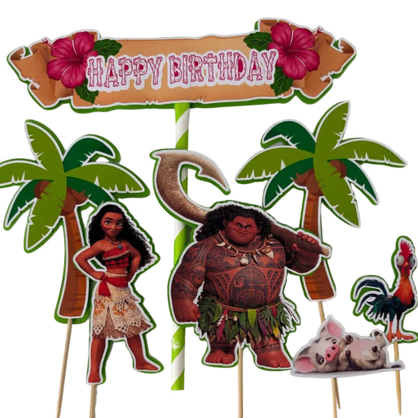 Vaiana / Moana Taartdecoratie in Lagen