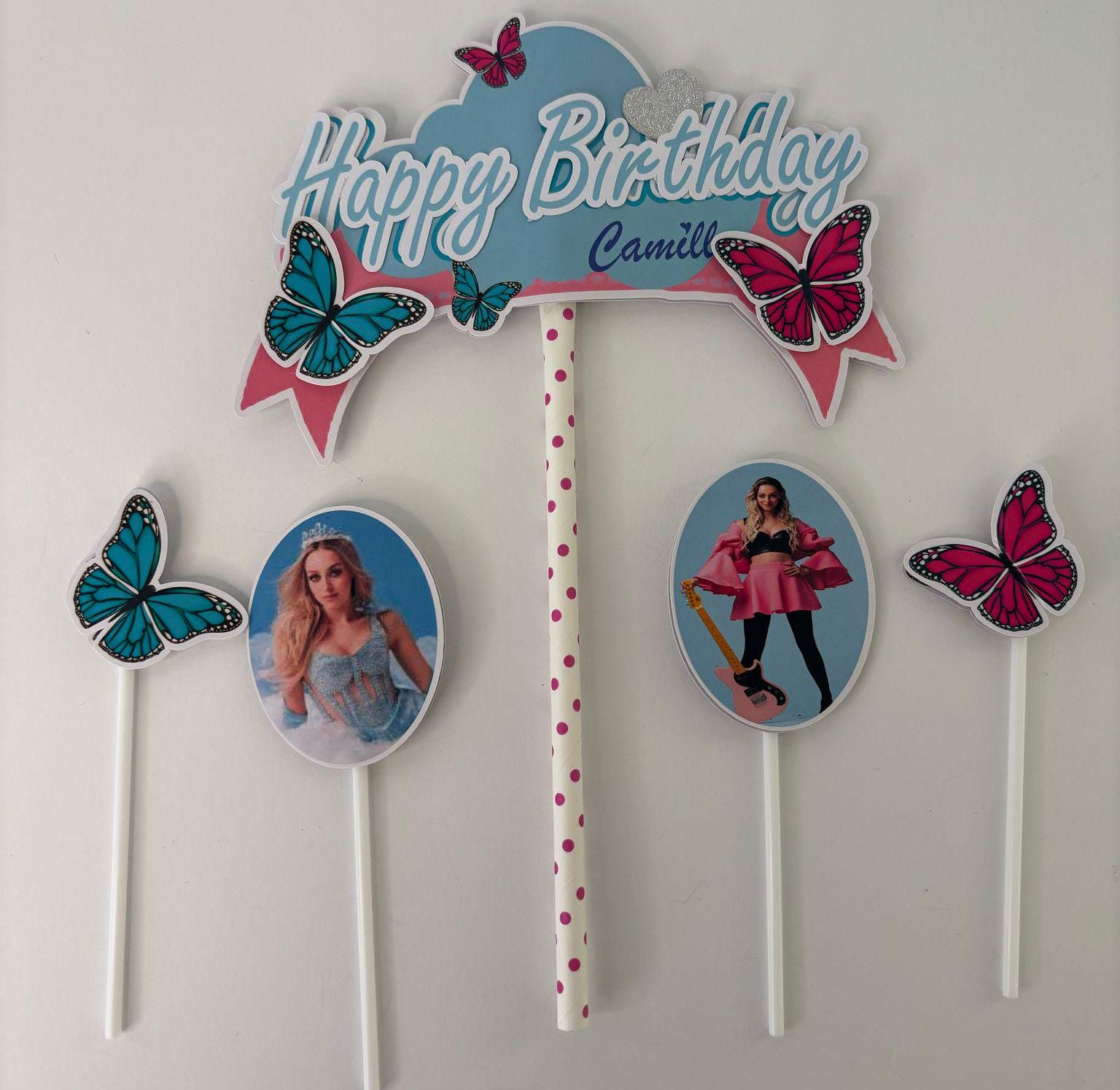 Camille Taartdecoratie met Vlinders – afbeelding 4