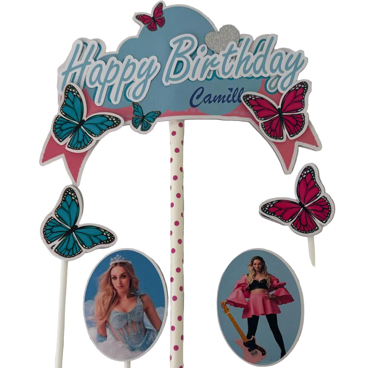 Camille Taartdecoratie met Vlinders – afbeelding 2