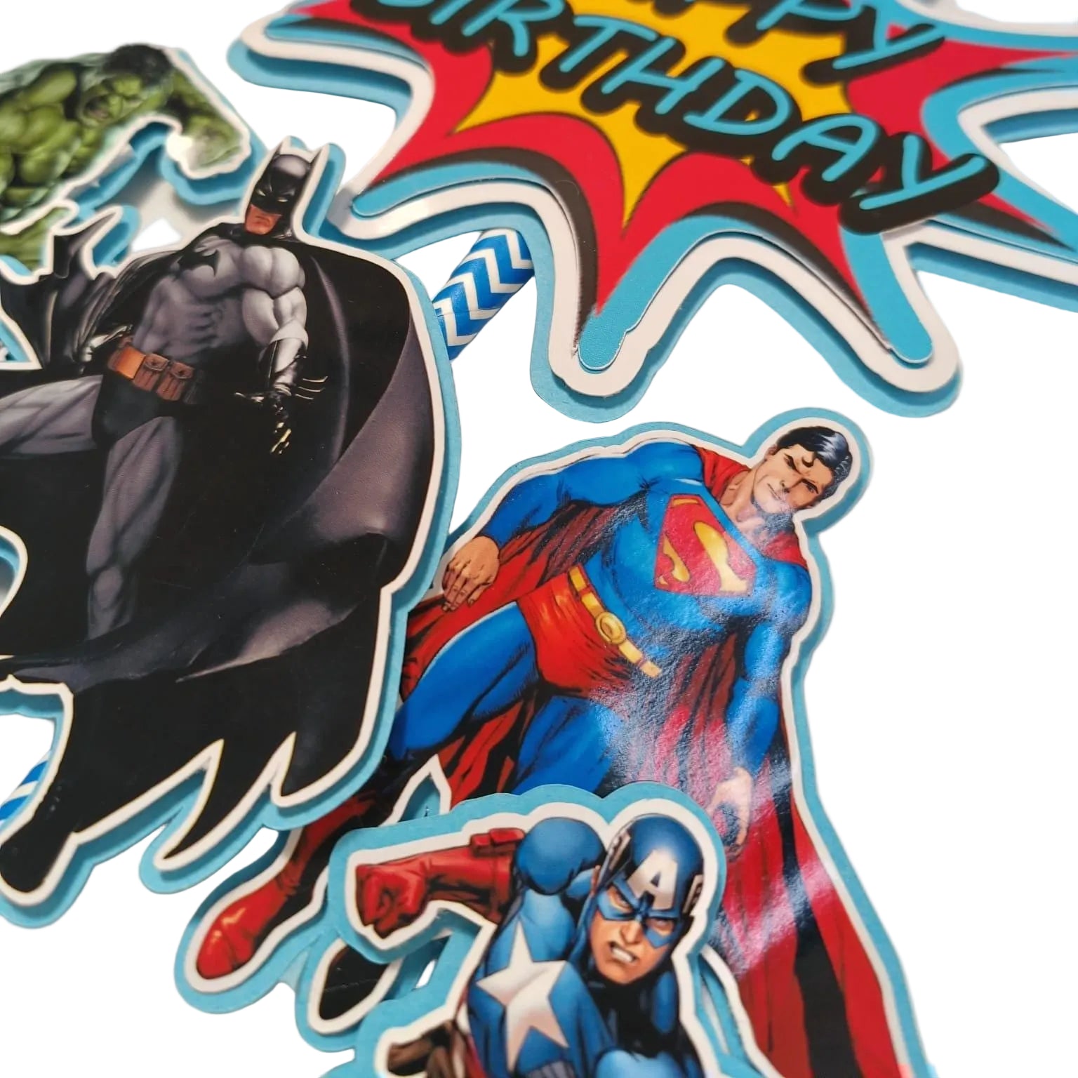 Superhelden Taartdecoratie in Lagen – afbeelding 4