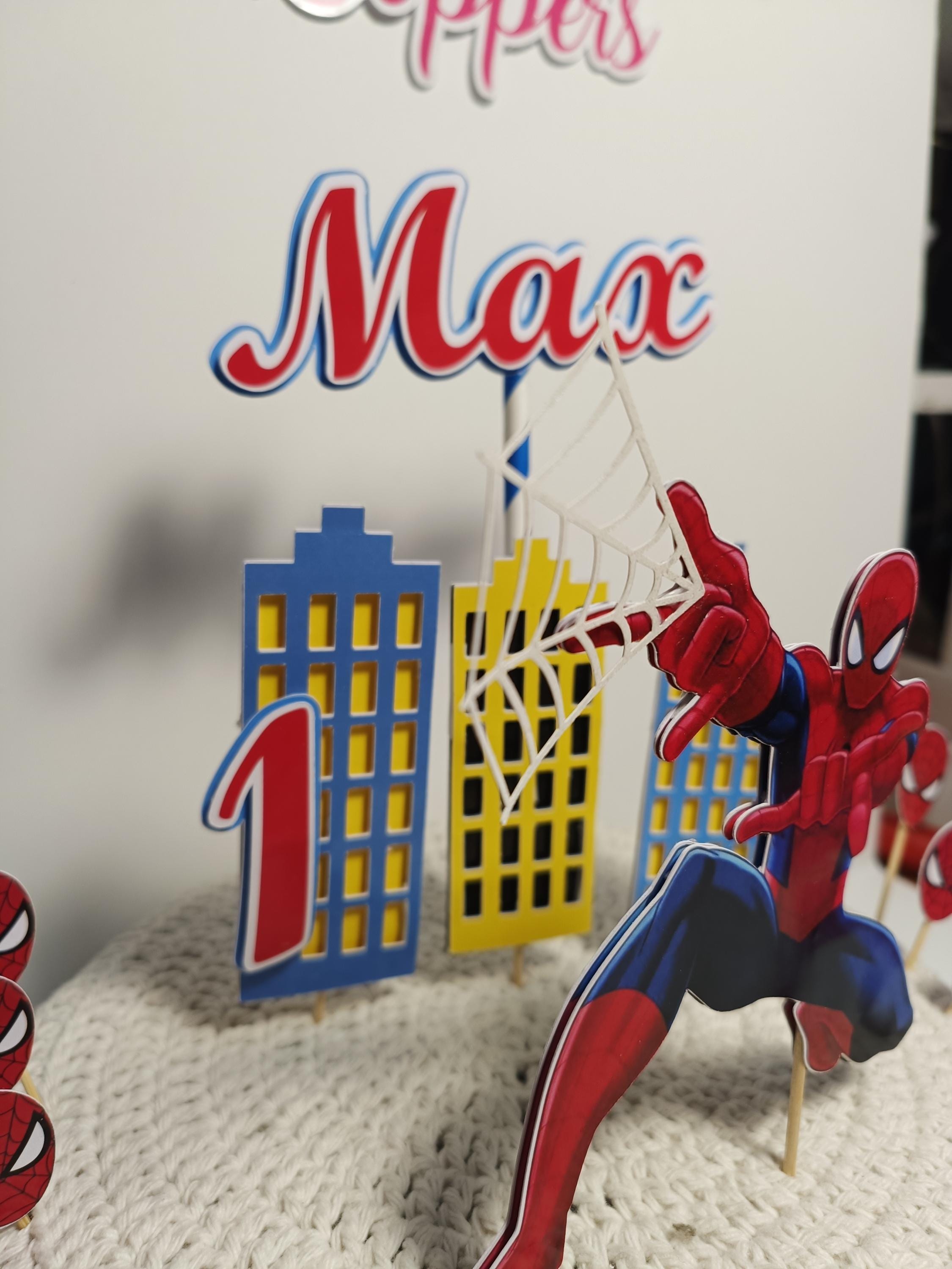 Spider-Man Taartdecoratie in Lagen – Model 1 – afbeelding 5