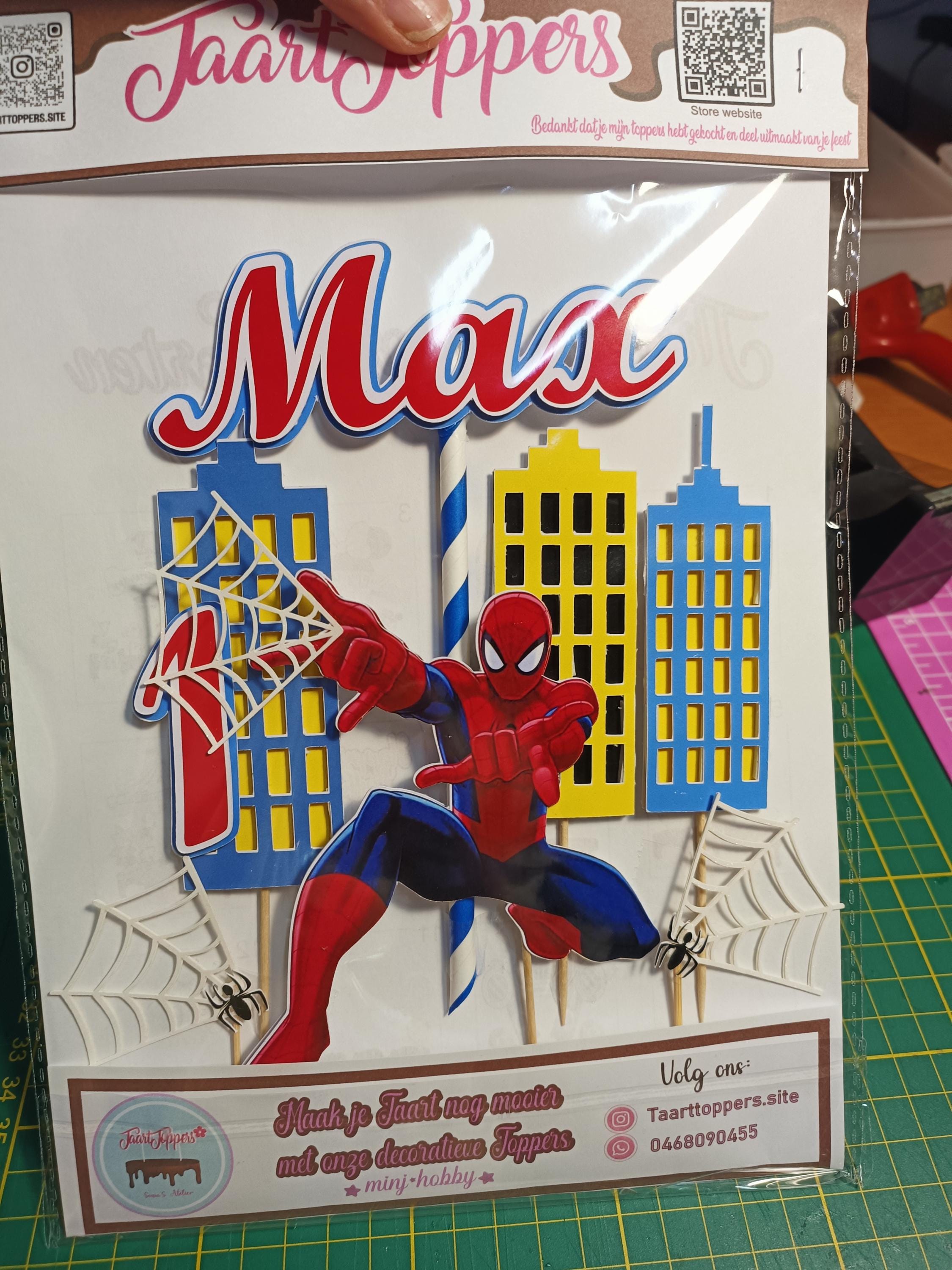 Spider-Man Taartdecoratie in Lagen – Model 1 – afbeelding 9