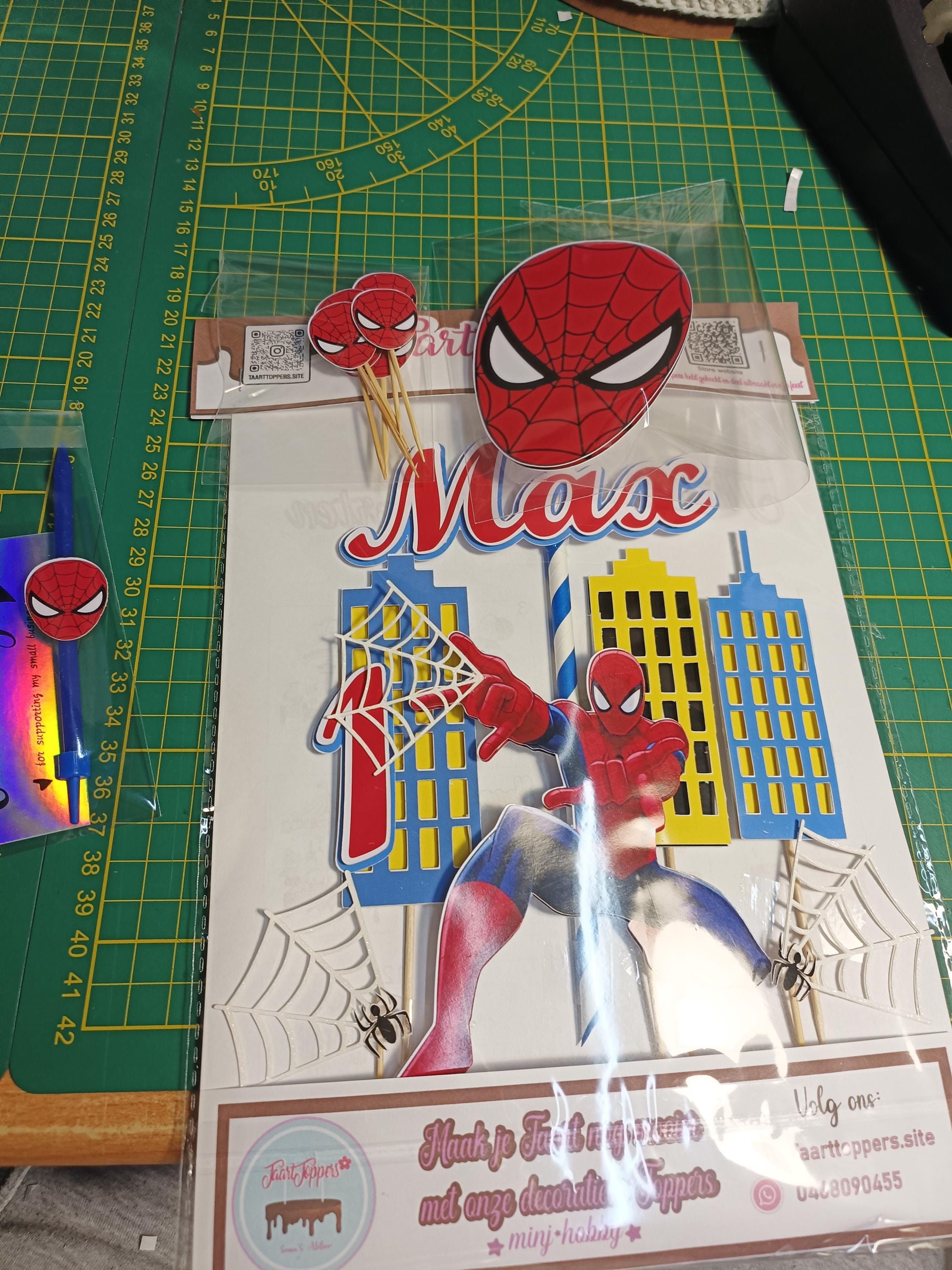 Spider-Man Taartdecoratie in Lagen – Model 1 – afbeelding 2