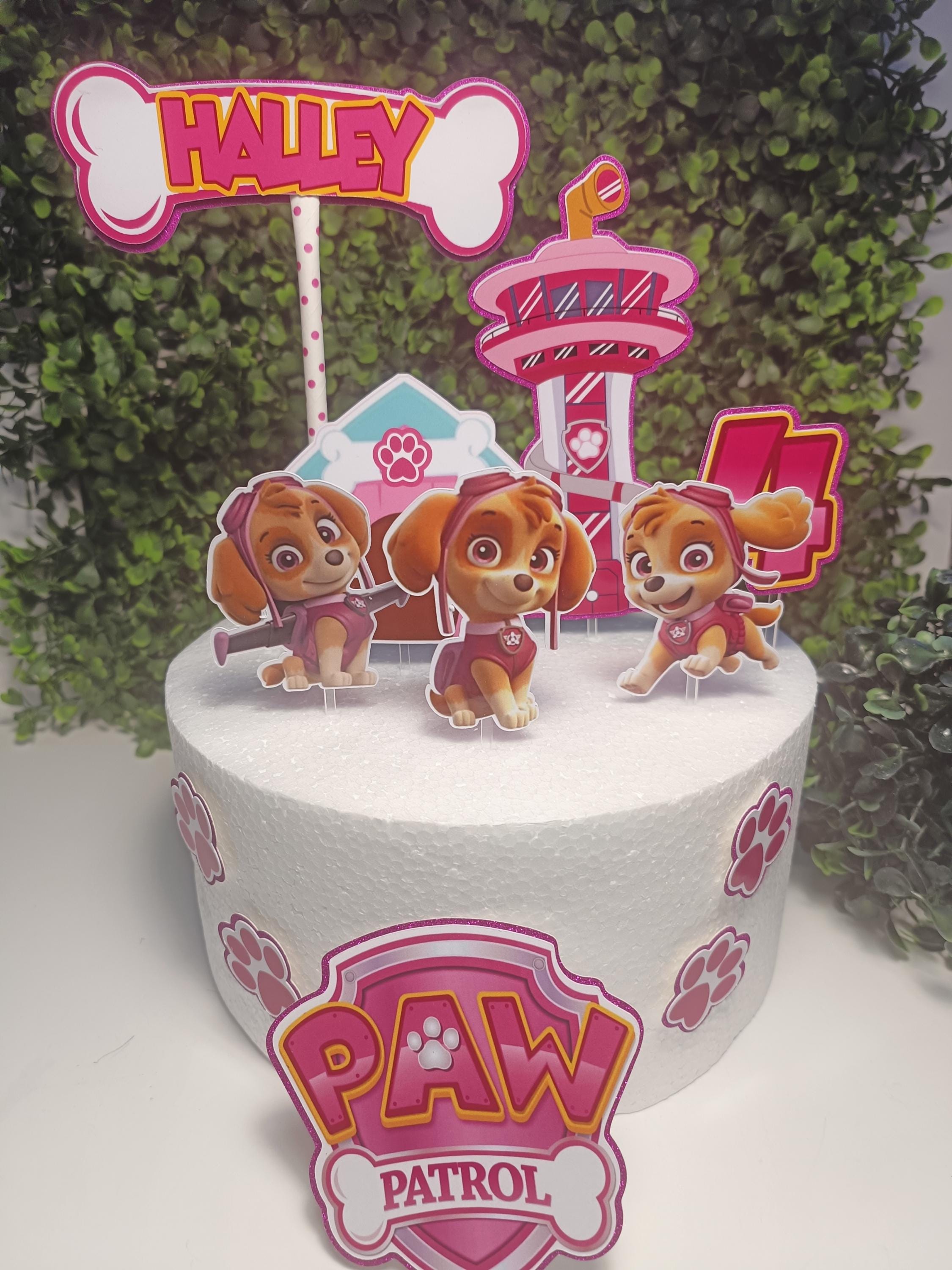 Paw Patrol Skye Taartdecoratie in Lagen – afbeelding 5