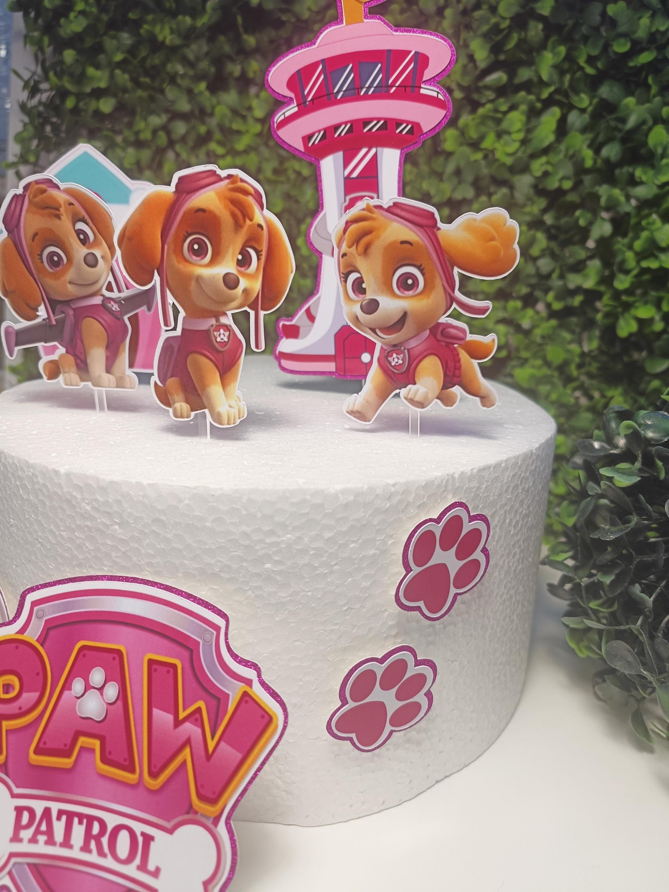 Paw Patrol Skye Taartdecoratie in Lagen – afbeelding 4