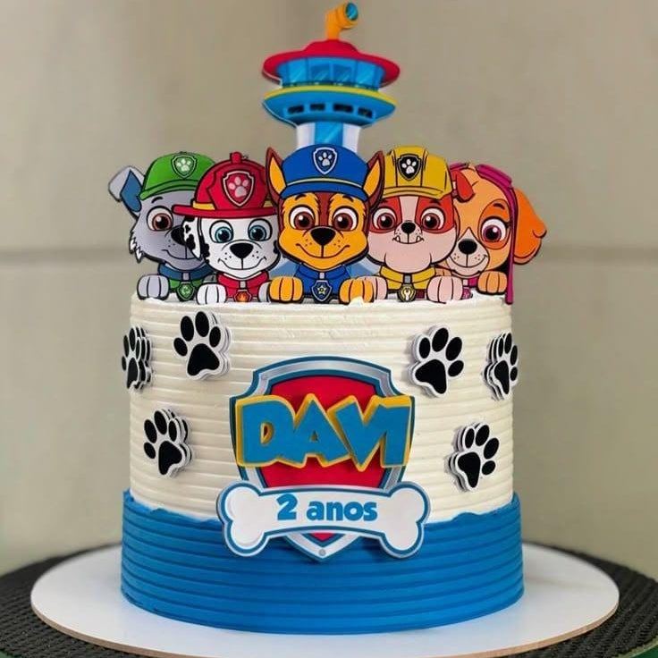 Paw Patrol Digitale Taartdecoratie – PNG