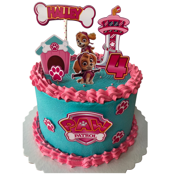 Paw Patrol Skye Taartdecoratie in Lagen